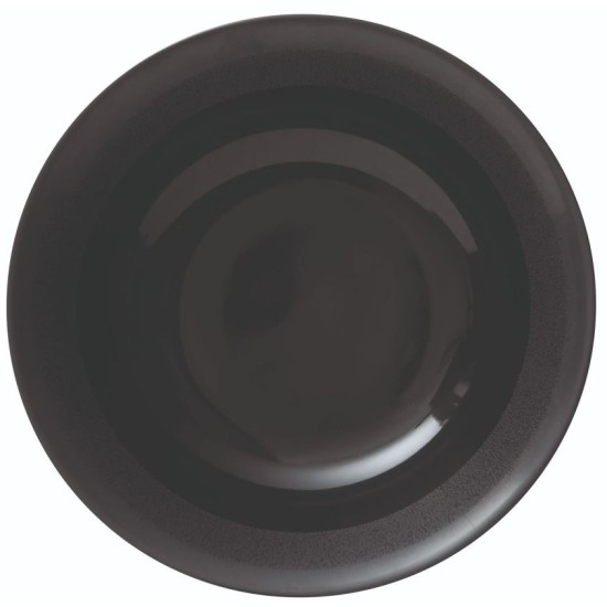 Σαλατιέρα πορσελάνης μαύρη 23x6,5εκ. Midnight