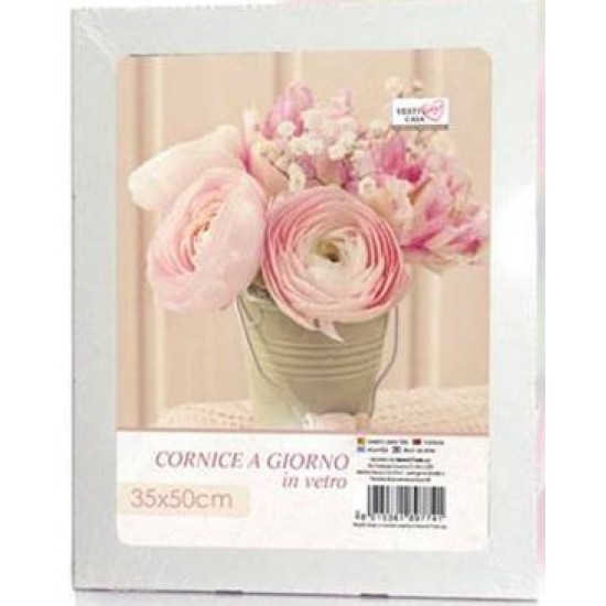 Κορνίζα γυάλινη με κλιπς 50x60εκ.