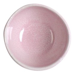 Μπωλ πορσελάνης ροζ 8x4εκ. Pink Reactive Glaze