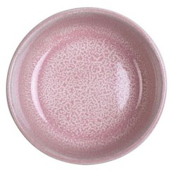 Μπωλ πορσελάνης ροζ 13x6εκ. Pink Reactive Glaze