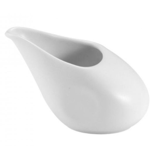 Γαλατιέρα πορσελάνης ματ λευκό 70ml Prestige