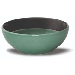 Μπωλ πορσελάνης πράσινο/μαύρο 10x4εκ. EKATE