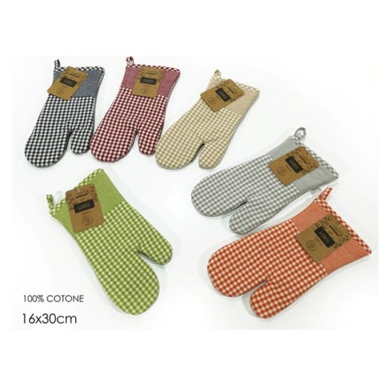 Γάντι κουζίνας υφασμάτινο 16x30εκ.