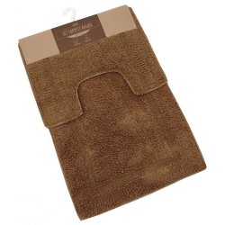 Σετ 3 πατάκια μπάνιου βαμβακερά 4 χρώματα