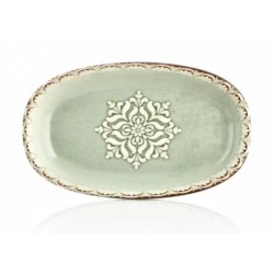 Πιατέλα πορσελάνης 29x17,5εκ. Tinta Rome