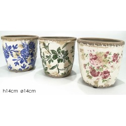 Κασπώ κεραμικό 3 χρώματα 14x14εκ.