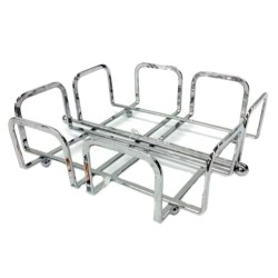 Χαρτοπετσετοθήκη μεταλλική με βαρίδιο 20x20x7εκ.