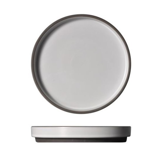 Πιάτο επίπεδο πορσελάνης 22εκ. Character White