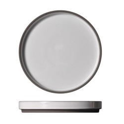 Πιάτο επίπεδο πορσελάνης 28εκ. Character White
