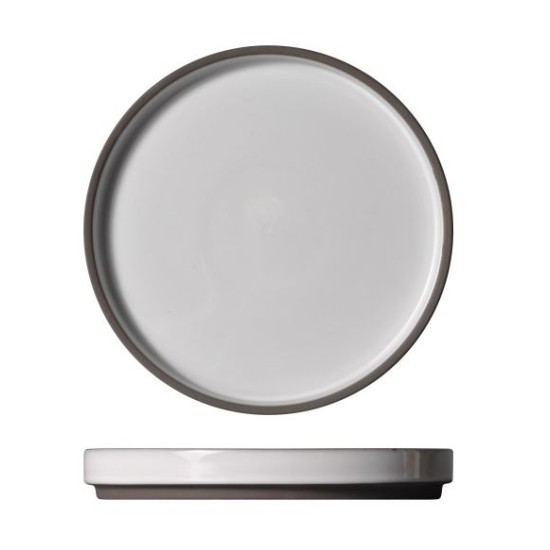 Πιάτο επίπεδο πορσελάνης 28εκ. Character White