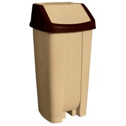 Κάδος απορριμάτων παλλόμενος πλαστικός τετράγωνος 31x32x63εκ. 37L ET PLAST