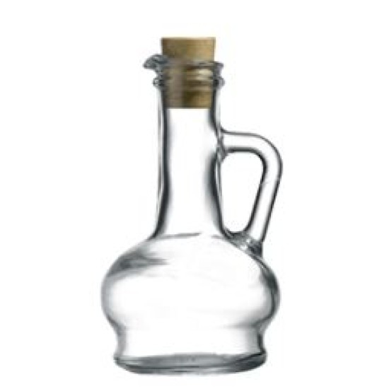 Φιάλη γυάλινη με φελλό 180ml