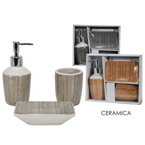 Σετ μπάνιου 3 τεμαχίων κεραμικό