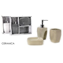 Σετ μπάνιου 3 τεμαχίων κεραμικό