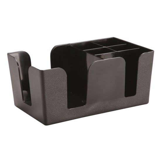 Organizer bar πλαστικό μαύρο 24x15x10,5εκ.