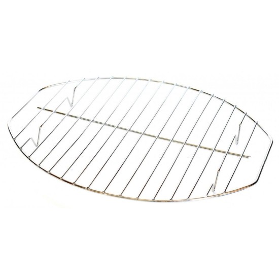 Σχάρα χρωμίου οβάλ 33x23x2,5εκ.