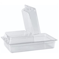 Καπάκι PC square flip GN 1/1-53x32εκ.