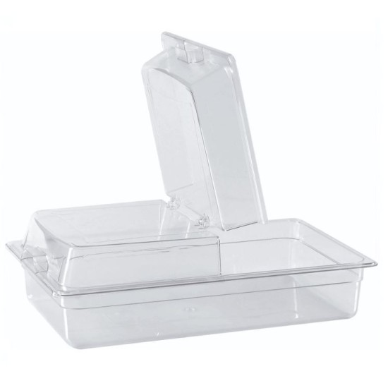 Καπάκι PC square flip GN 1/1-53x32εκ.