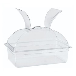 Καπάκι PC GN 1/1-53x32x18εκ. με 2 πόρτες