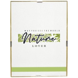 Κορνίζα γυάλινη με κλιπς 20x30εκ.