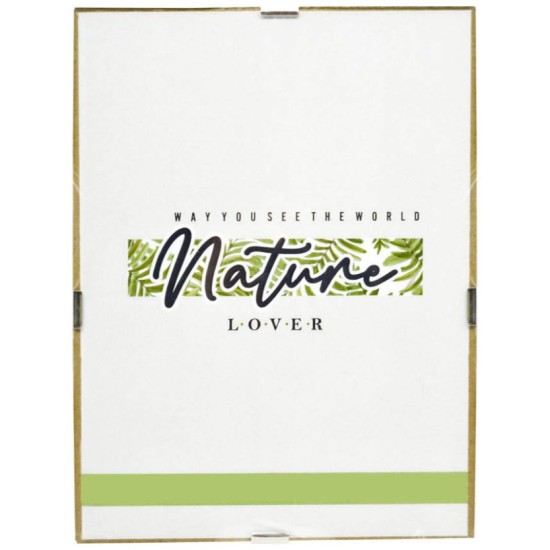 Κορνίζα γυάλινη με κλιπς 20x30εκ.