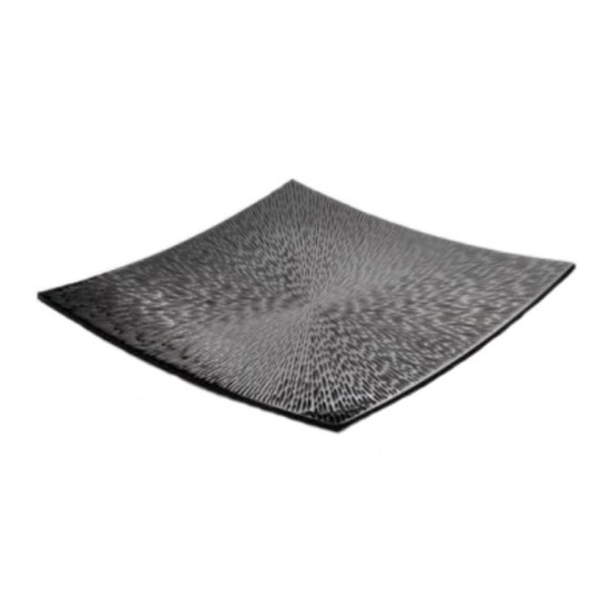 Πιατέλα παρουσίασης μελαμίνη τετράγωνη 42x42x4εκ.