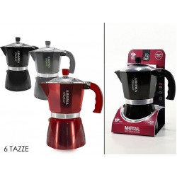 Μπρίκι εσπρέσσο αλουμινίου 6 φλυτζάνια