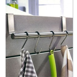 Κρεμάστρα μεταλλική με 4 γάντζους 30x7x13εκ.