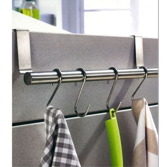 Κρεμάστρα μεταλλική με 4 γάντζους 30x7x13εκ.