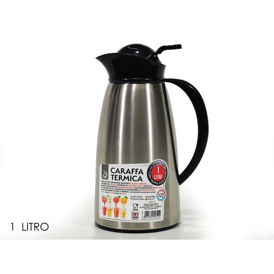 Κανάτα ισοθερμική με γυαλί 1L