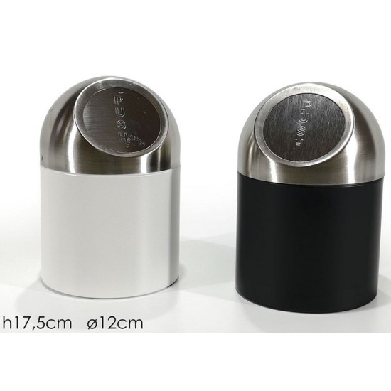 Κάδος απορριμάτων πάγκου ανοξείδωτος 12x17,5εκ.