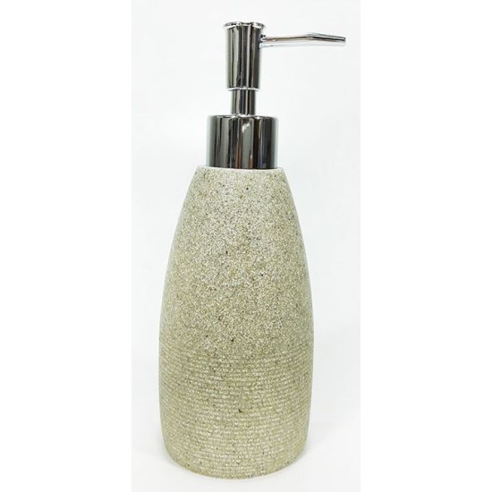 Δοχείο για κρεμοσάπουνο polyresin μπεζ