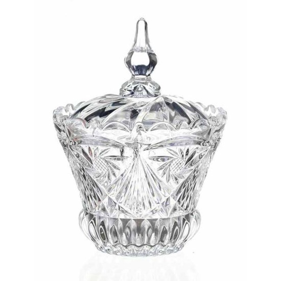 Φοντανιέρα γυάλινη κωνική 16x22εκ.