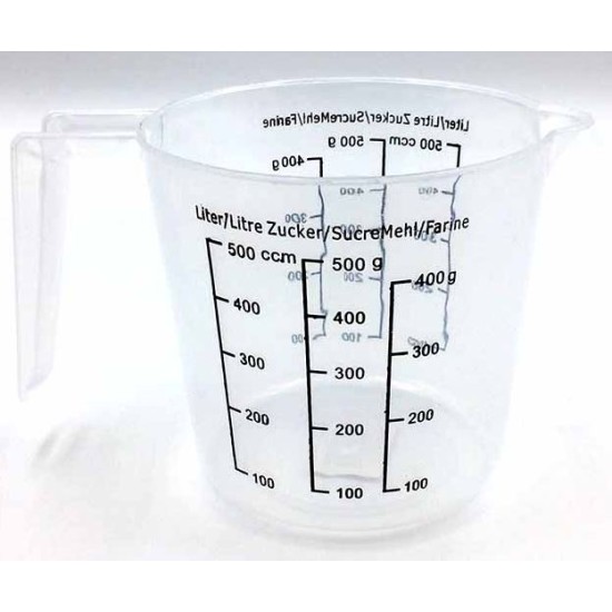 Κανάτα-δοσομετρητής πλαστική 500ml