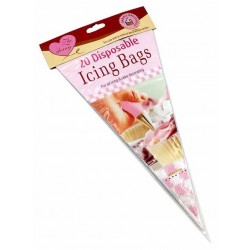 Σετ 20 σακούλες ζαχαροπλαστικής διάφανες