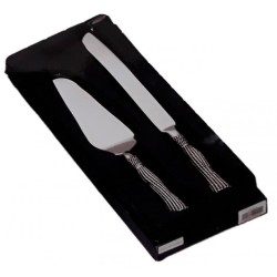 Σετ σπάτουλα με μαχαίρι επάργυρο λακαριστό