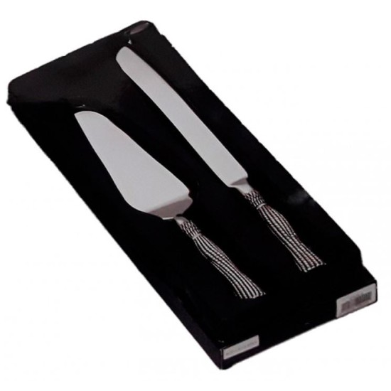 Σετ σπάτουλα με μαχαίρι επάργυρο λακαριστό