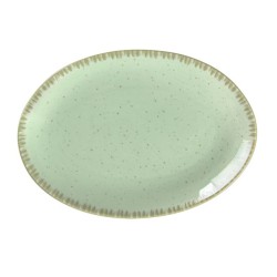 Πιατέλα οβάλ πορσελάνης 26εκ. Pistachio