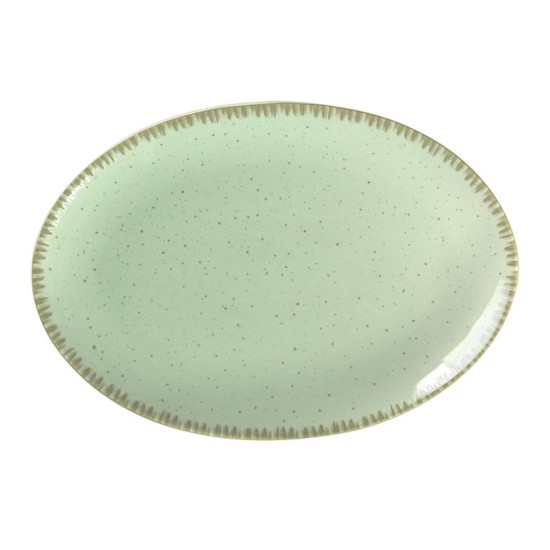 Πιατέλα οβάλ πορσελάνης 31εκ. Pistachio