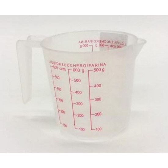 Κανάτα-μεζούρα πλαστική 500ml