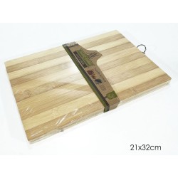 Βάση κοπής ξύλινη με κρίκο 32x21εκ.