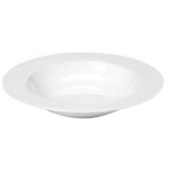 Πιάτο βαθύ πορσελάνινο λευκό 22εκ.