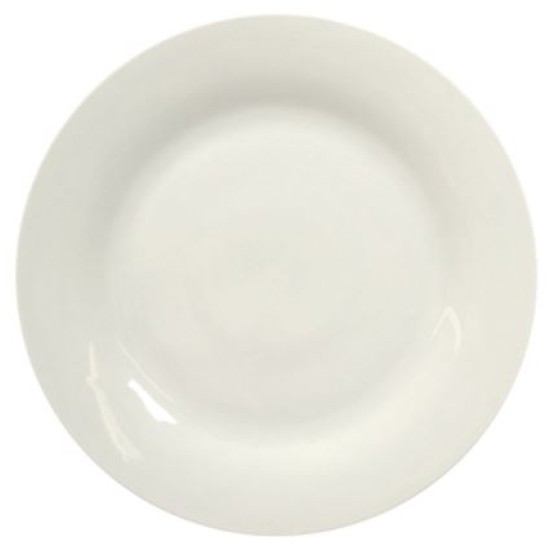 Πιάτο ρηχό πορσελάνινο λευκό 24,5εκ.