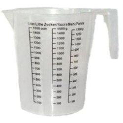 Κανάτα-δοσομετρητής πλαστική 1.5L