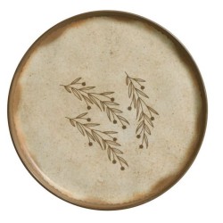 Πιάτο φρούτου stoneware 21,5εκ. Bio Nativa
