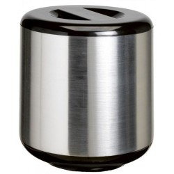 Παγοδιατηρητής πλαστικός ABS ασημί/μαύρο 19x20εκ. 4L