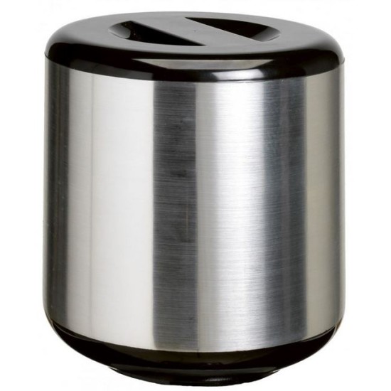 Παγοδιατηρητής πλαστικός ABS ασημί/μαύρο 19x20εκ. 4L