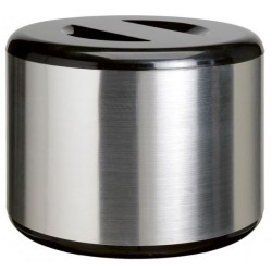 Παγοδιατηρητής πλαστικός ABS ασημί/μαύρο 29x22εκ. 10L