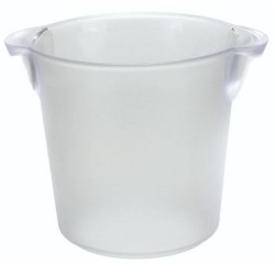 Σαμπανιέρα πλαστική άχρωμη ματ 21,5x22εκ.