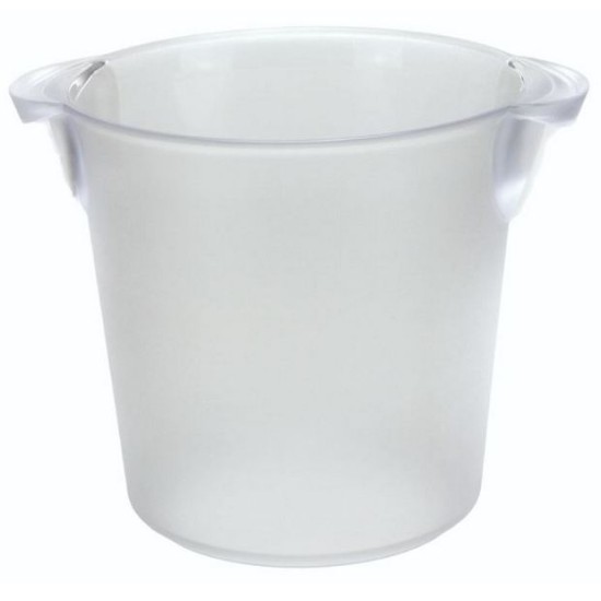 Σαμπανιέρα πλαστική άχρωμη ματ 21,5x22εκ.